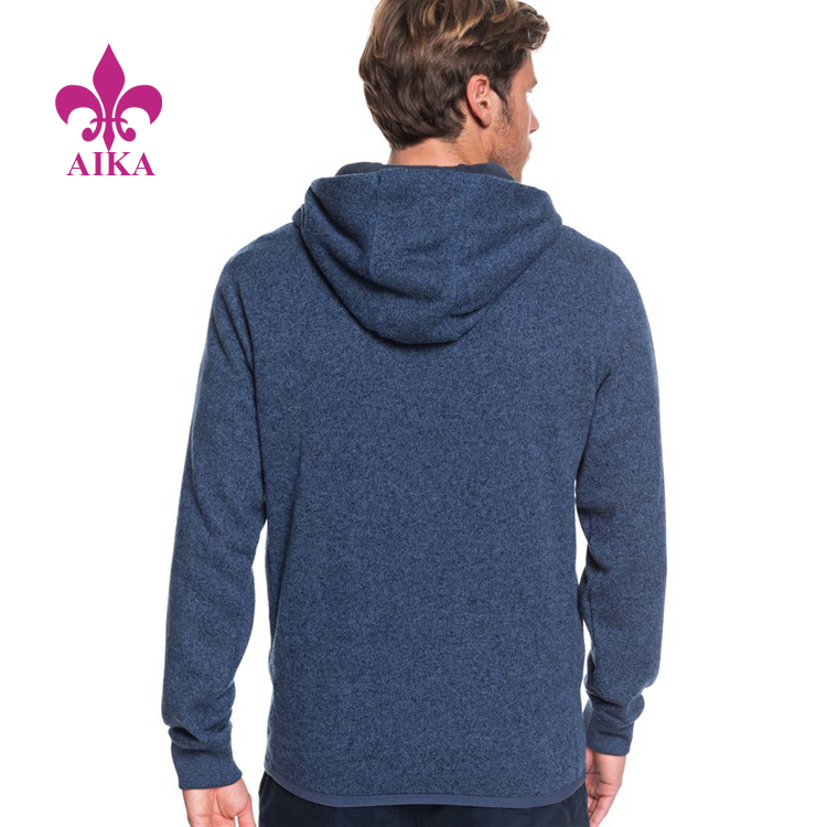 Fast delivery Men Clothing Suit -
Cheap Manufactory Custom Classic Comfortable Regular Fit Hooded Zip-Up Fleece Jacket – AIKA detail pictures