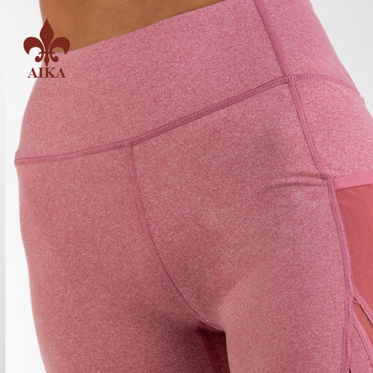 Hot Sale for Yoga Suit -
High quality Custom nylon polyester spandex sexy woman fitness yoga wear leggings – AIKA detail pictures