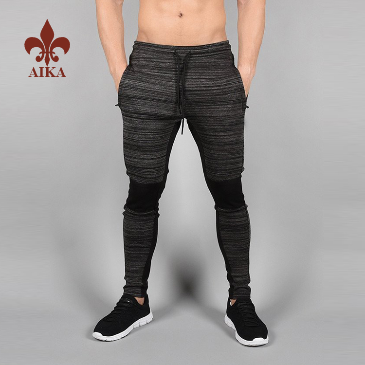 Well-designed Running Jogger -
2019 OEM quick Dry polyester spandex casual harem pants custom Tapered trousers men – AIKA detail pictures
