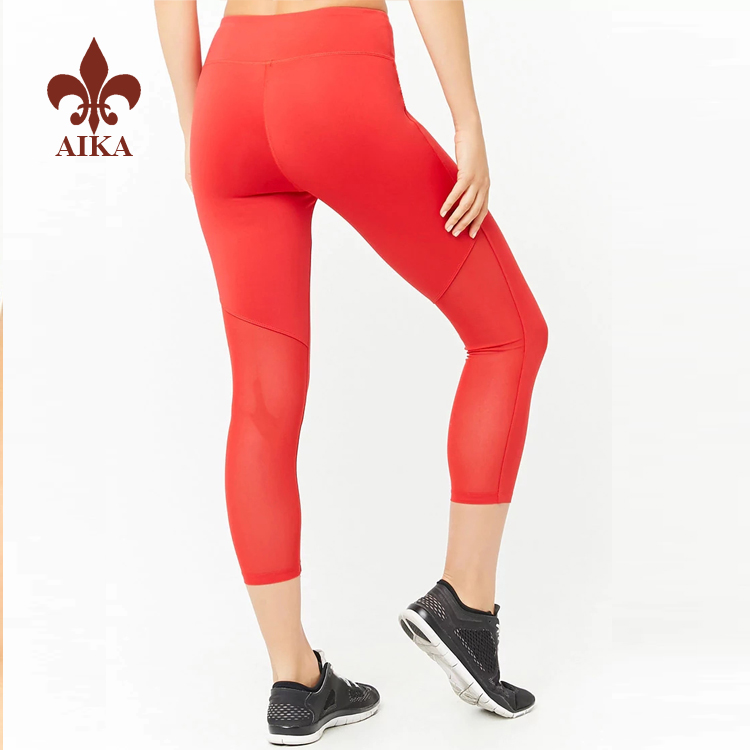 Factory Supply Leggings For Women -
NEW DESIGN Custom sports wear polyester spandex sexy women yoga capris leggings – AIKA detail pictures