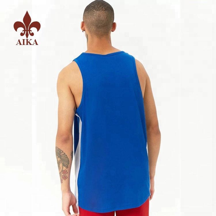 Renewable Design for Fashion Apparel Clothing -
High quality Custom simple sleeveless Design mens plain Gym clothes – AIKA detail pictures