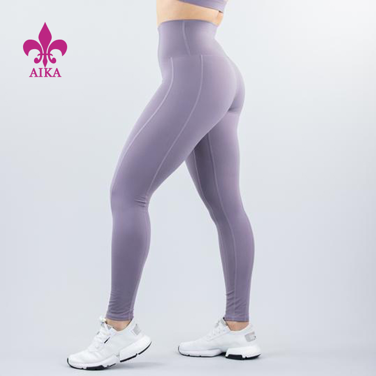 China Supplier Crop Top Supplier -
High quality Custom ladies yoga pants wholesale compression plus size eco friendly yoga pants – AIKA detail pictures