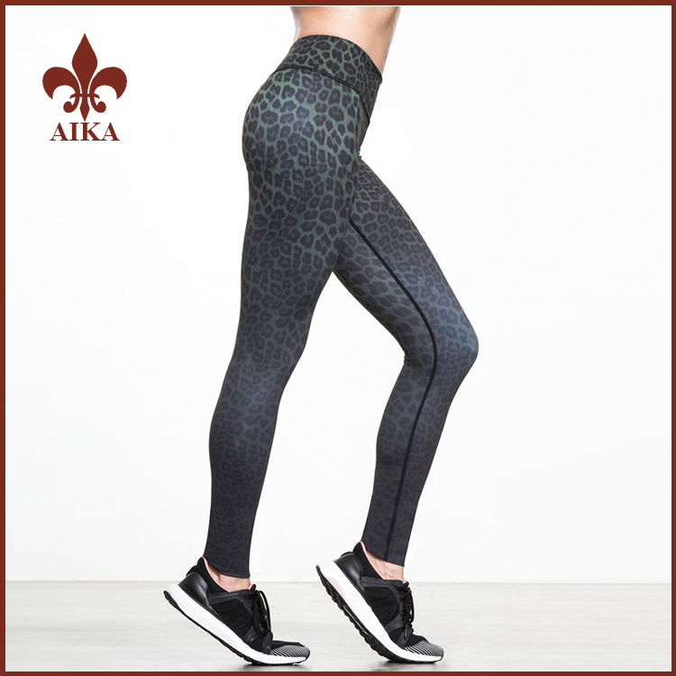 Renewable Design for Yoga Bra Supplier -
Best Sale High quality custom Leopard digital printed sexy women quick Dry fitness yoga wear – AIKA detail pictures
