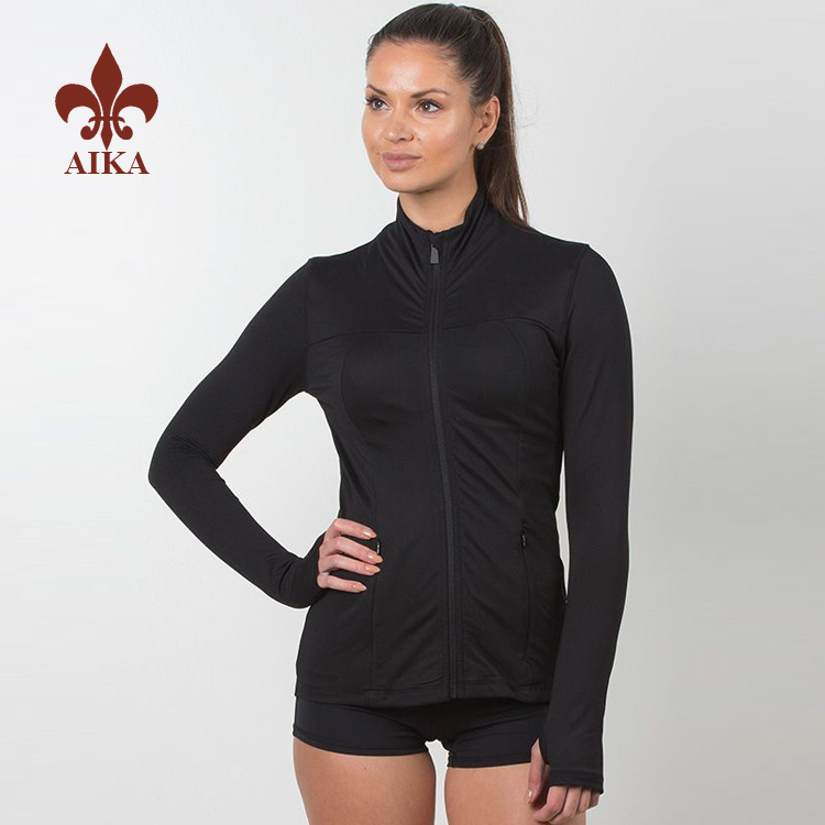 2019 Good Quality Sports Apparel -
High quality Custom cotton feeling nylon spandex women fitness running sports wear – AIKA detail pictures