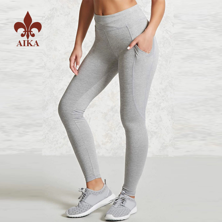 OEM/ODM Factory Oem Sportswear Manufacturer -
2019 High quality Custom Dry fit workout ladies gym leggings for women – AIKA detail pictures
