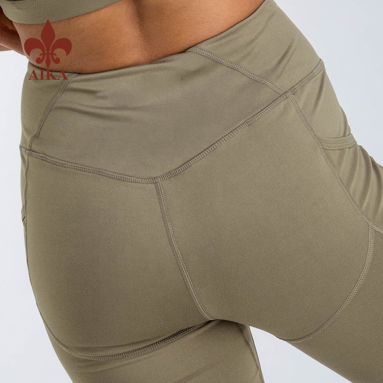 Fixed Competitive Price Custom Yoga Pants -
High quality Custom print blank brazilian leggings fitness hemp capri yoga pants womens – AIKA detail pictures