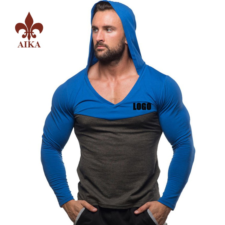 factory customized Gym Pants -
 Cheap wholesale light weight hoodies tops custom slim fit men gym clothing – AIKA