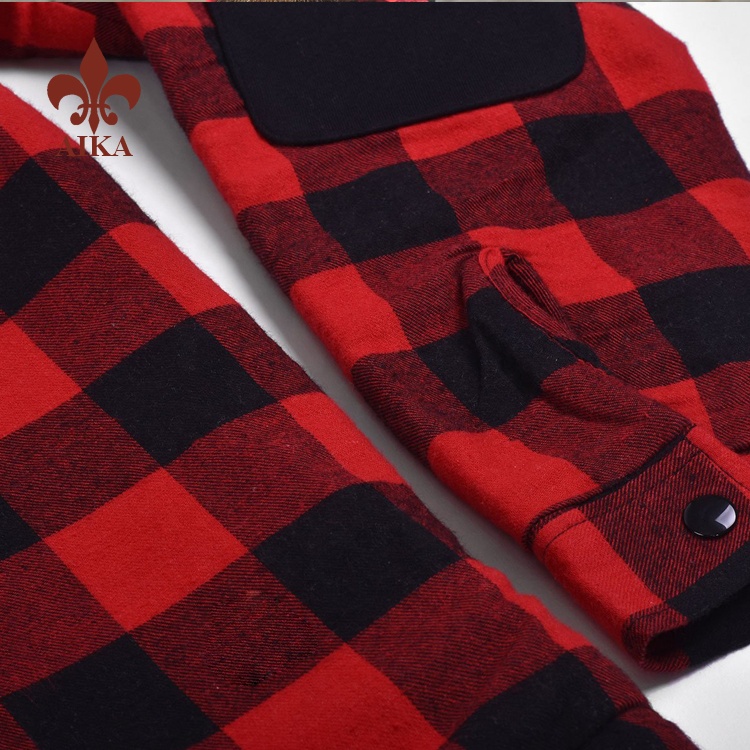 China OEM Joggers For Man -
High quality OEM sportswear custom fashional pullover plaid fleece men hoodies sweatshirts – AIKA detail pictures
