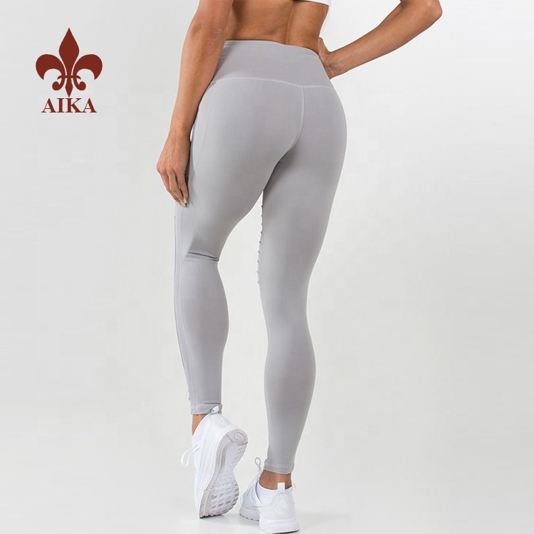 2019 China New Design Polyester Women Sport Wear -
High Waisted custom yoga pants wholesale sexy ladies fitness workout leggings for women – AIKA detail pictures
