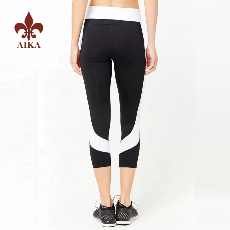 Newly Arrival Wholesale Tracksuits -
Wholesale custom 7/8 length pantyhose workout compression women yoga gym tights 2019 – AIKA detail pictures
