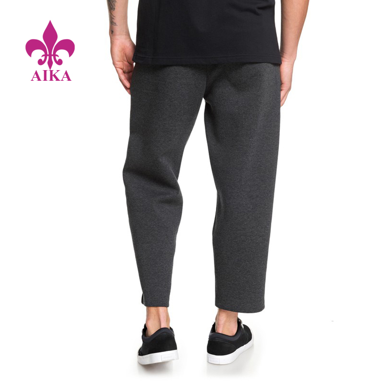 100% Original Casual Jogger -
Cheap Wholesale Custom Cropped Ankle Length Fit Sports Gym Sweatpants Joggers for Men – AIKA detail pictures