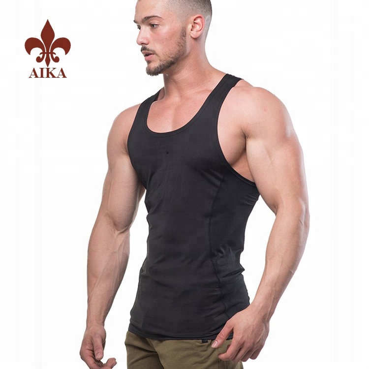 Factory For Woman Yoga Pant Legging -
High quality Custom nylon spandex Moisture wicking mens skinny fitness gym sports wear – AIKA detail pictures