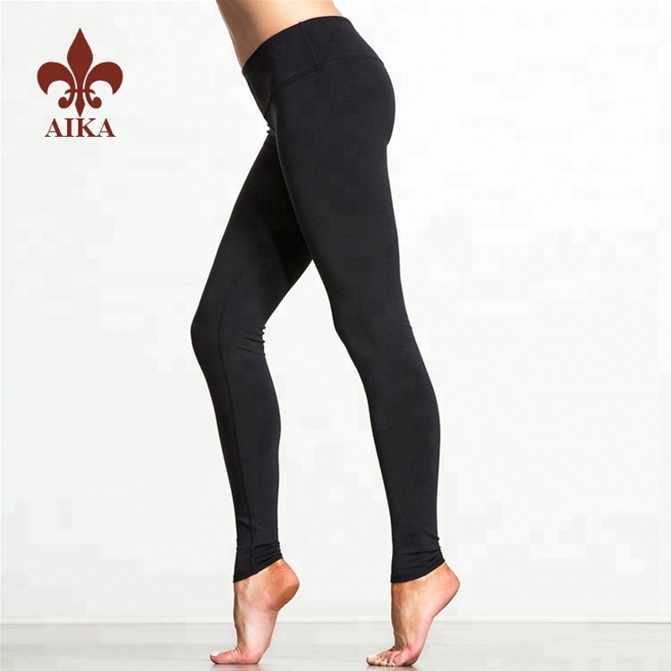 Special Design for Custom Casual Wear -
 2019 customized yoga wear wholesale black fitness yoga leggings for women – AIKA