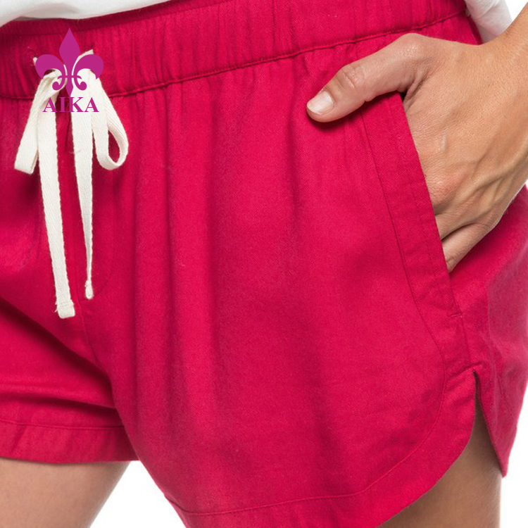 China OEM Gym Wear Manufacturer -
High Quality Custom Lovely Candy-colored Beach Shorts Sports Workout Shorts – AIKA detail pictures