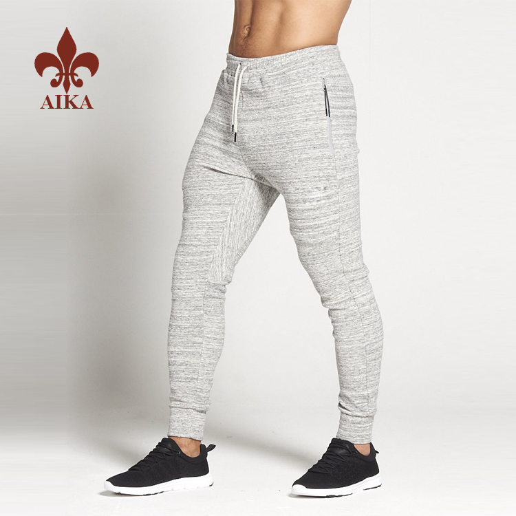 New Arrival China Men Apparel -
High quality Custom sportswear wholesale cotton skinny mens gym pencil pants – AIKA detail pictures