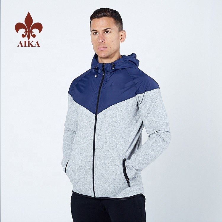 2019 China New Design Men Casual Sweatpants -
 High quality custom 100% cotton polyester loose fit mens sports running hoodies – AIKA