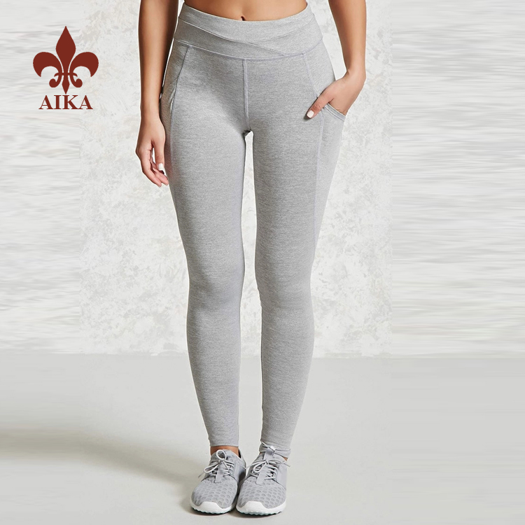 OEM/ODM Factory Oem Sportswear Manufacturer -
2019 High quality Custom Dry fit workout ladies gym leggings for women – AIKA detail pictures