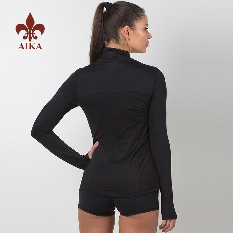 2019 Good Quality Sports Apparel -
High quality Custom cotton feeling nylon spandex women fitness running sports wear – AIKA detail pictures