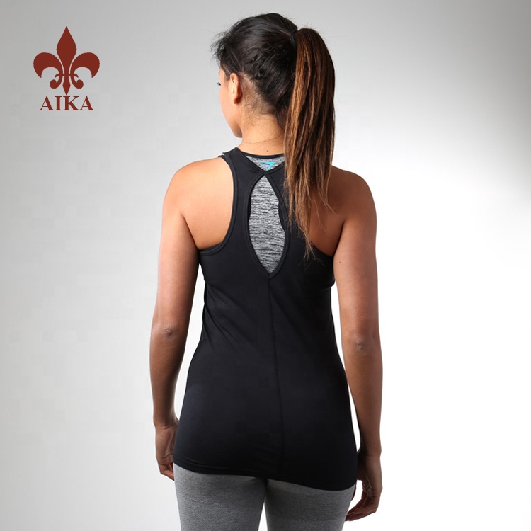 Good quality Women Sports Pants -
Latest design wholesale fitness plain slim fit gym ladies tank tops – AIKA detail pictures