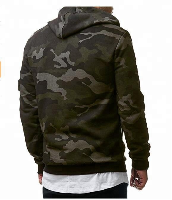 High Quality Ladies Sport Wear -
High quality Custom Army Camo Design printed gym sports tracksuits for men – AIKA detail pictures