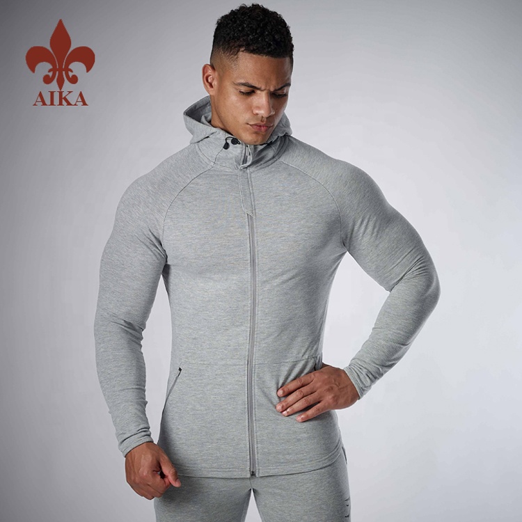OEM China Yoga Suit -
 High quality custom slim fit workout training velour tracksuits wholesale for men – AIKA