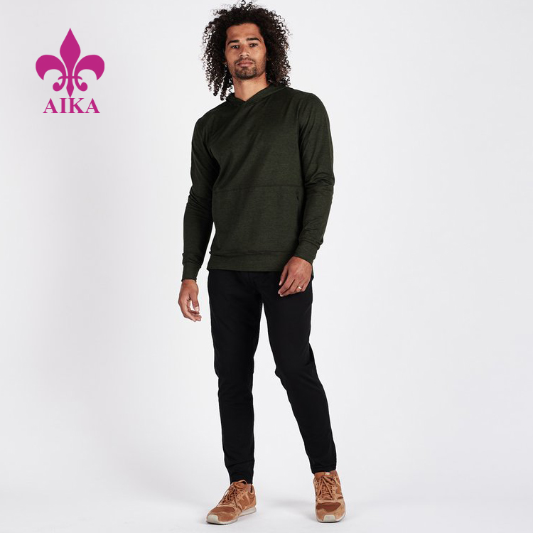 High Quality for Top For Man -
 Good price wholesale men’s hooded pullover casual fit with zip-up pocket sportswear hoodies – AIKA