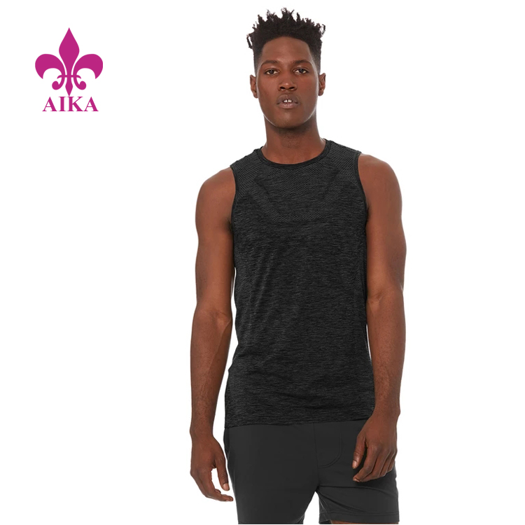 Custom Fashion Gym Style Dry Wicking Slim Fit Sleeveless Muscle Tank Top
