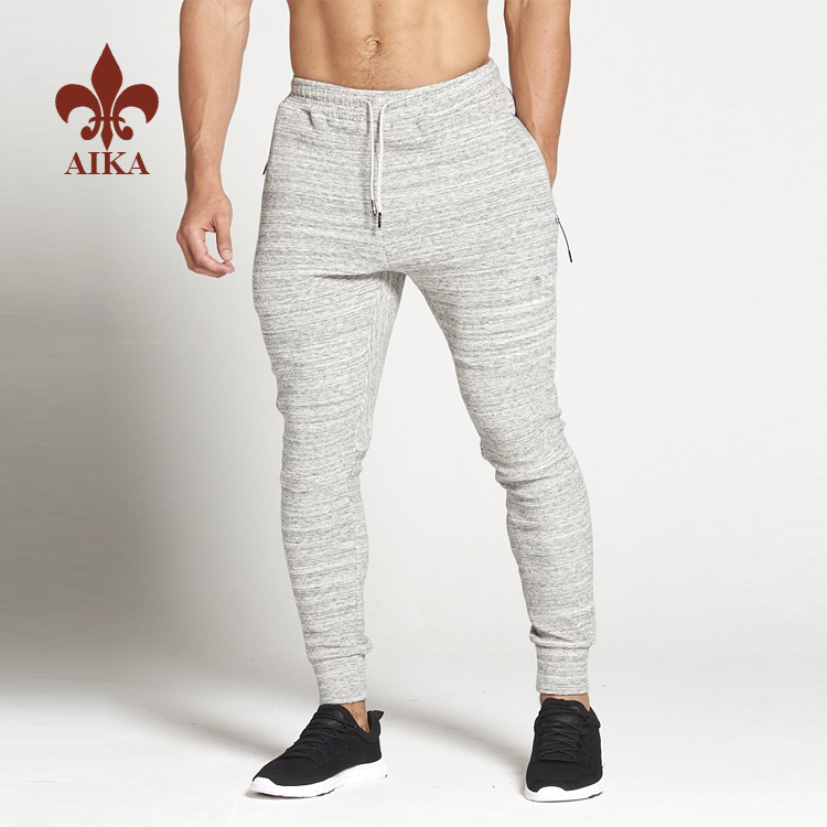 New Arrival China Men Apparel -
 High quality Custom sportswear wholesale cotton skinny mens gym pencil pants – AIKA