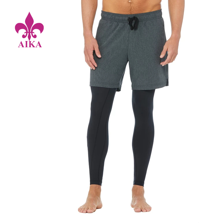 8 Year Exporter Tank Top Manufacturer -
 2019 Hot Design Custom 2-in-1 Shorts Pants Stretch Comfortable Sports Men Pants – AIKA