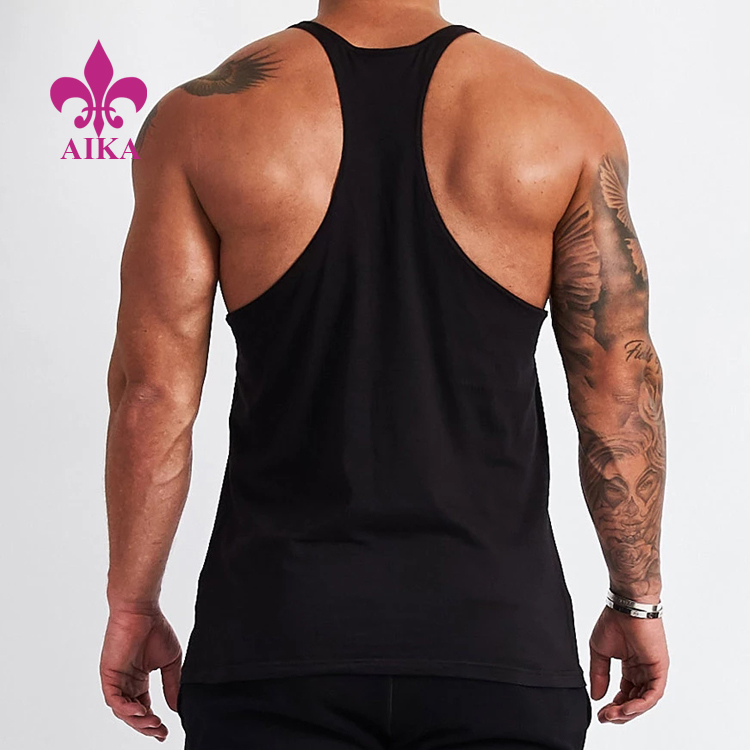 China Factory for Sports Fitness Wear -
Breathable Fast Dry Compression Singlet Custom Fitness Stringer For Mens Tank Top – AIKA detail pictures