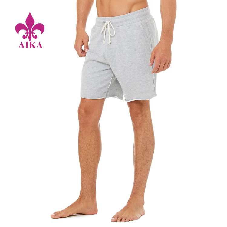 Top Quality Swimming Beach Shorts -
High Quality Custom Relaxed Fit Gym Clothing French Terry Men Workout Running Sports Shorts – AIKA detail pictures