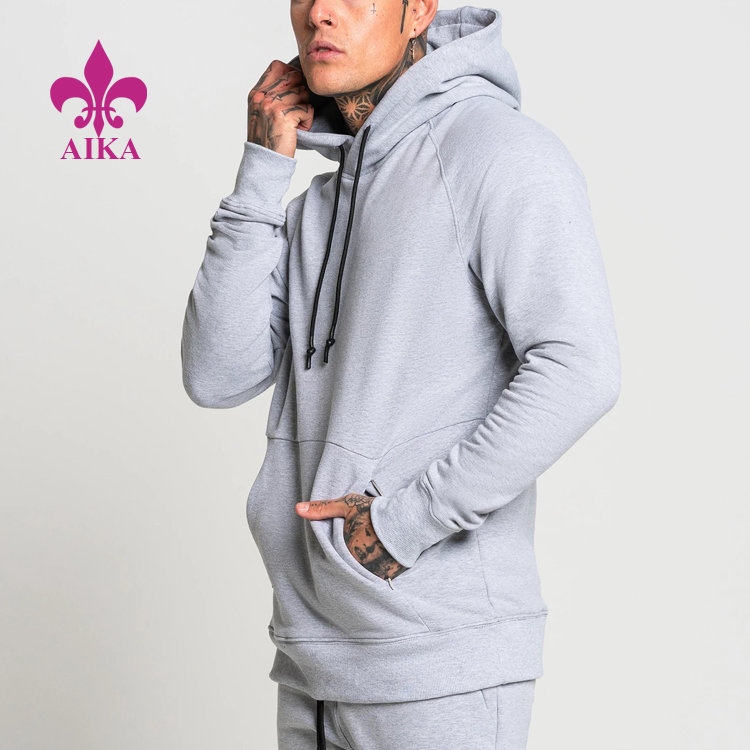Super Lowest Price Joggers For Man -
Latest Hot Sale Activewear Custom Fitness Gym Wear Blank Tracksuit Hoodies For Men – AIKA detail pictures