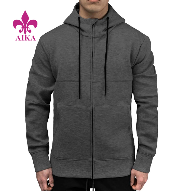 Zipper Hoodie With Sides Pockets Workout Clothes Custom Sweatshirts Men’s Hoodies Wear