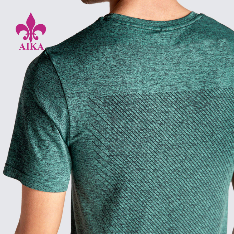 Super Lowest Price Joggers For Man -
Latest Custom Quality Wholesale Design Men’s Active Training Wear Breathable Seamless T-shirts – AIKA detail pictures