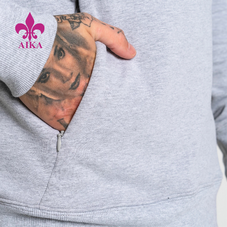 Factory source Soccer Jersey -
2019 New Arrival Winter Hood Pullover With Invisible Zip Pocket Blank Hoodies Tracksuit For Men – AIKA detail pictures