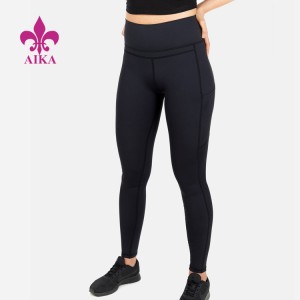 OEM Supply Jogger Pants -
 High Quality Women Sports Yoga Wear Breathable Stretch Workout Gym Leggings With Pockets – AIKA