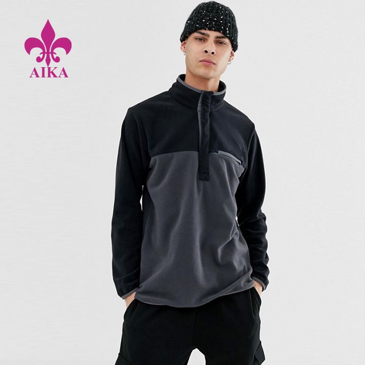 Best-Selling Fashion Pants -
 Professional Sportswear Custom 100% Cotton Material Men Sports Training Pullover Jacket – AIKA
