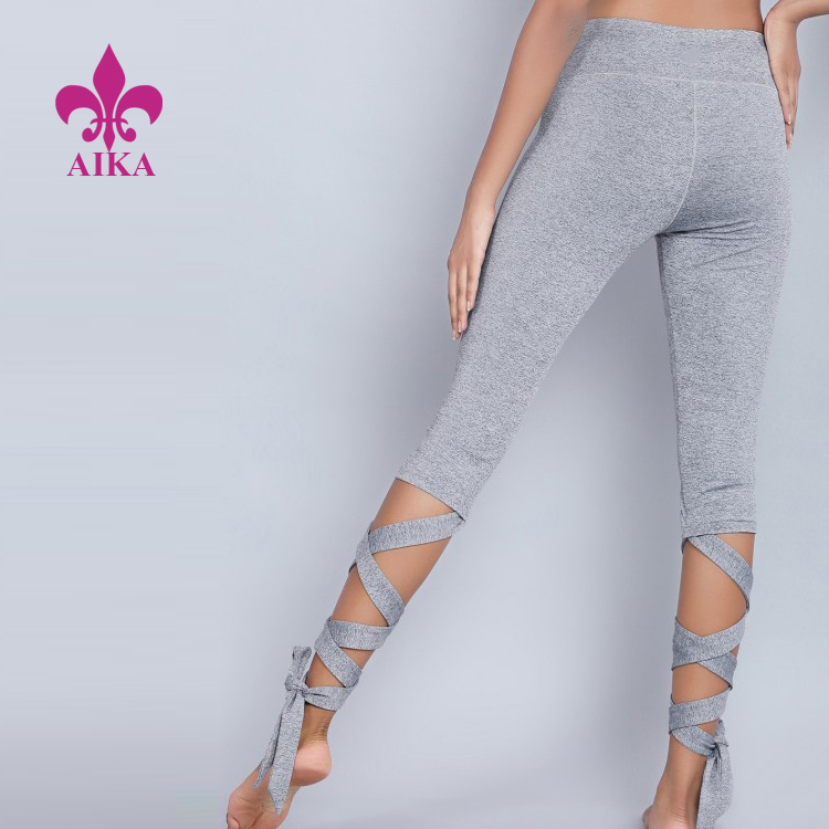 Excellent quality Seamless Yoga Wear -
China manufacturer good quality stylish and elegant tights all tied up yoga activewear leggings for women – AIKA detail pictures