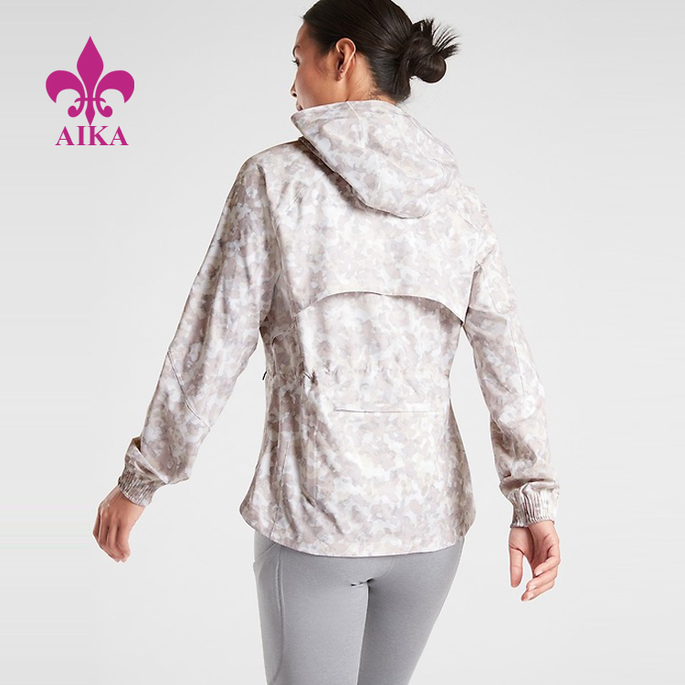 OEM Factory for Yoga Clothes Supplier -
New Fashion Design Custom Wholesale Casual Style Windbreaker Women Running Sports Jacket – AIKA detail pictures