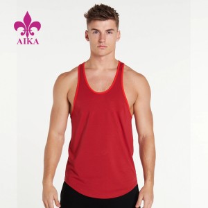 Competitive Price for Gym Sweatpants -
 OEM Custom Wholesale Sleeveless Training Clothing Lightweight Polyester Spandex Gym Tank Top – AIKA