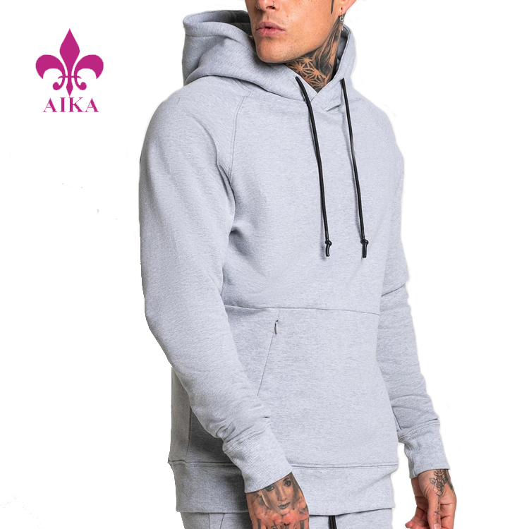 Latest Hot Sale Activewear Custom Fitness Gym Wear Blank Tracksuit Hoodies For Men