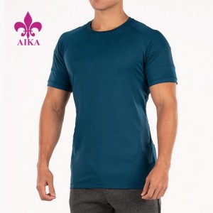 Hot Selling for Compression Pant -
 OEM Custom Logo Activewear Lightweight Breathable Muscle Athletic Gym T Shirt for Man – AIKA