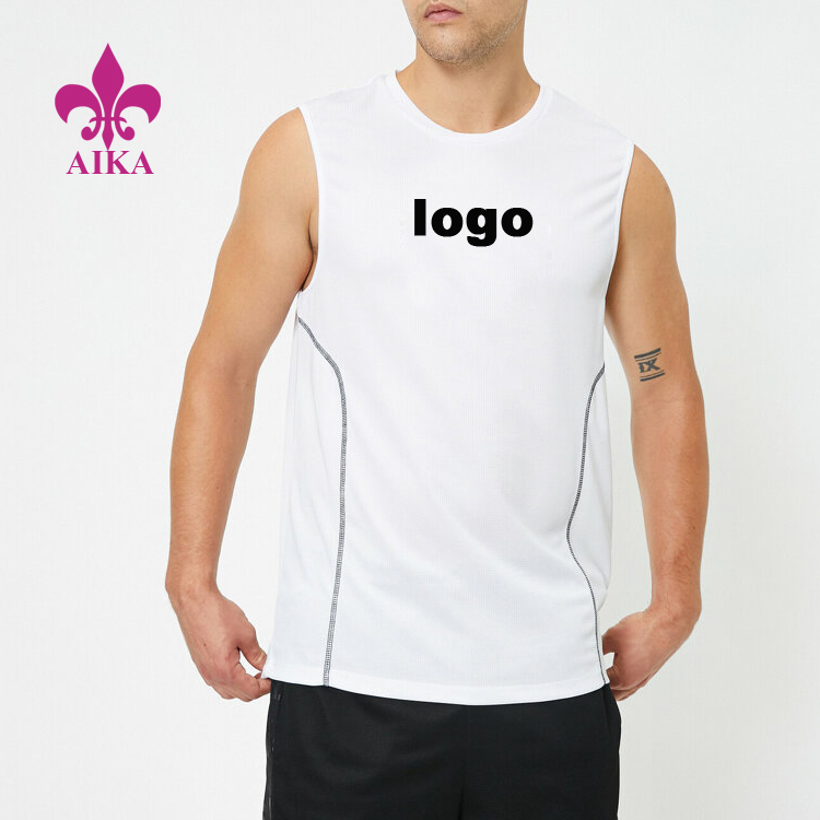 Factory Free sample Sports Pants -
Custom Logo Quick Dry Lighweight Polyester Breathable Gym Singlets Men Wholesale Sports Tank Top – AIKA detail pictures