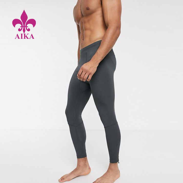 Good User Reputation for Legging -
 High Quality Custom Breathable Compression Lightweight Zip Men Running Tight Leggings – AIKA