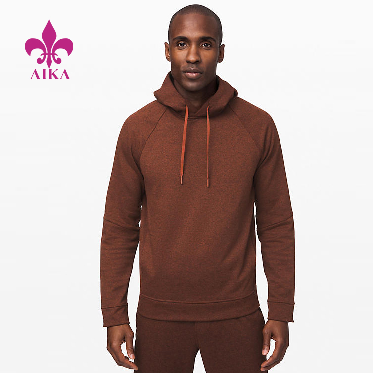 Wholesale Active Wear Hidden Pocket City Sweat Pullover Hoodie Men Sportswear