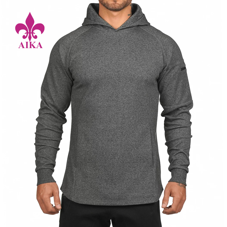 Manufacturing Companies for Man Pant -
 Winter Sports Wear Invisible Zipper Pockets Design Blank Sweatshirts For Mens Hoodies – AIKA