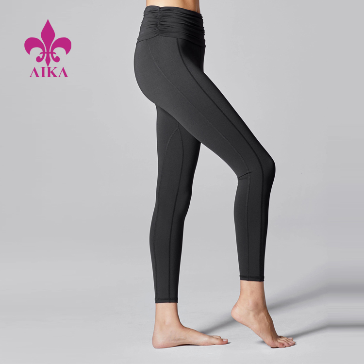 Discountable price Custom Yoga Bra -
Women Yoga Wear Gusset Design Lightweight Breathable Wave High Waisted Yoga Leggings – AIKA detail pictures