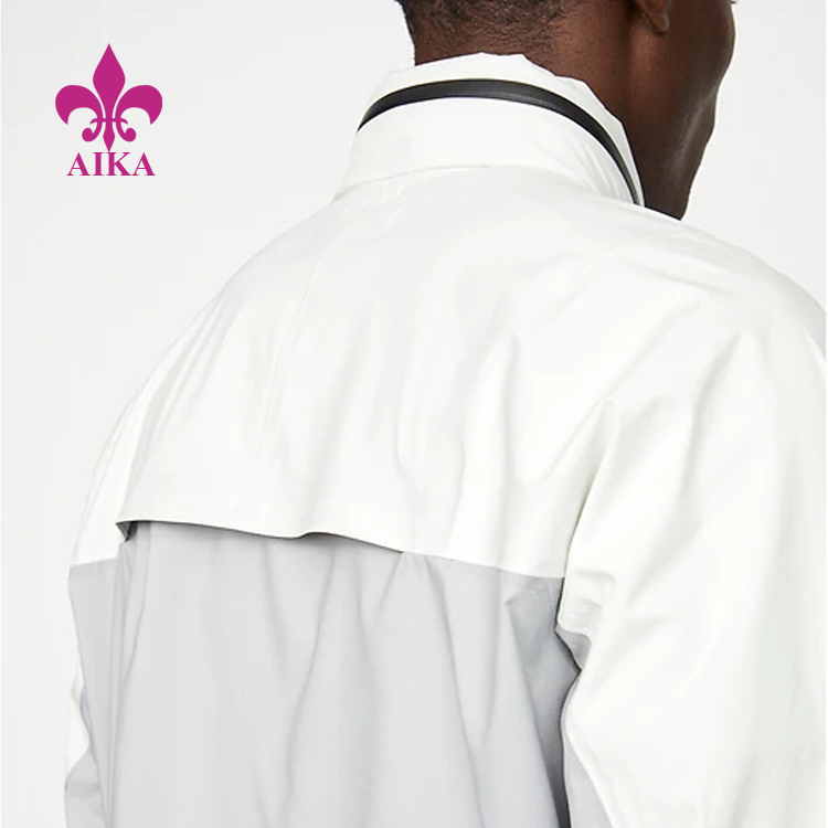 High Performance Wear The Pants -
New Custom Lightweight Breathable Waterproof Polyester Fit Packable Men Jacket – AIKA detail pictures