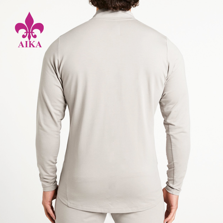 Factory Made Lightweight Regular Fitted Workout Zip Pocket Jogger Sports Mens Tracksuits detail pictures