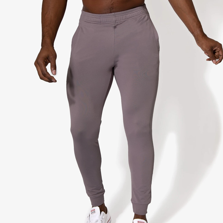 Factory Price Tight Fit Polyester Spandex Stretchable Custom Logo Athletic Jogger For Men detail pictures